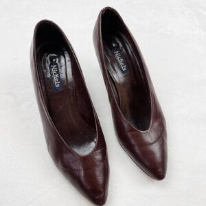 Nickels Women's Brown Leather Shoes